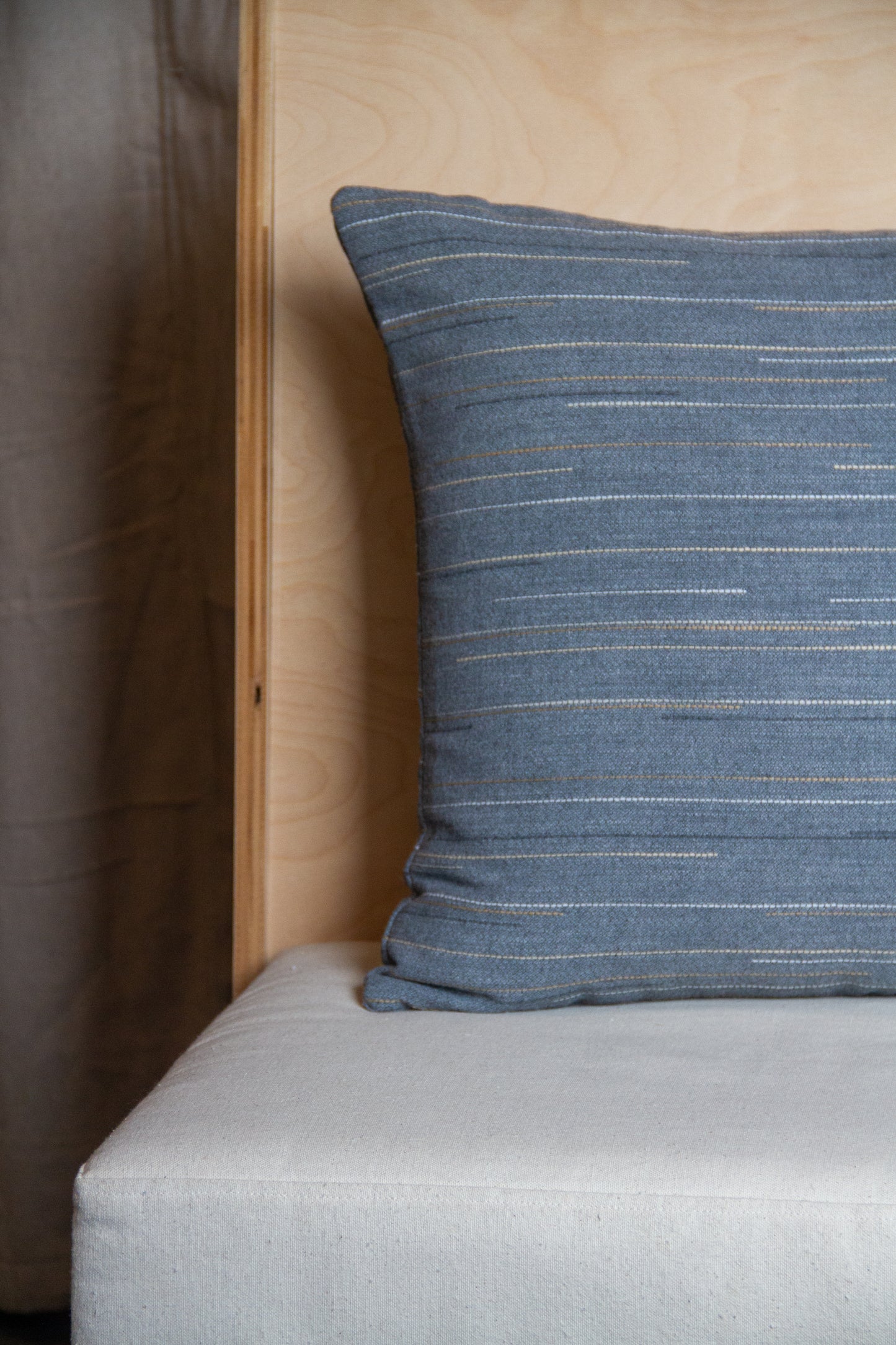 Perennials Lines in the Sand in Grey Hills Pillow Cover