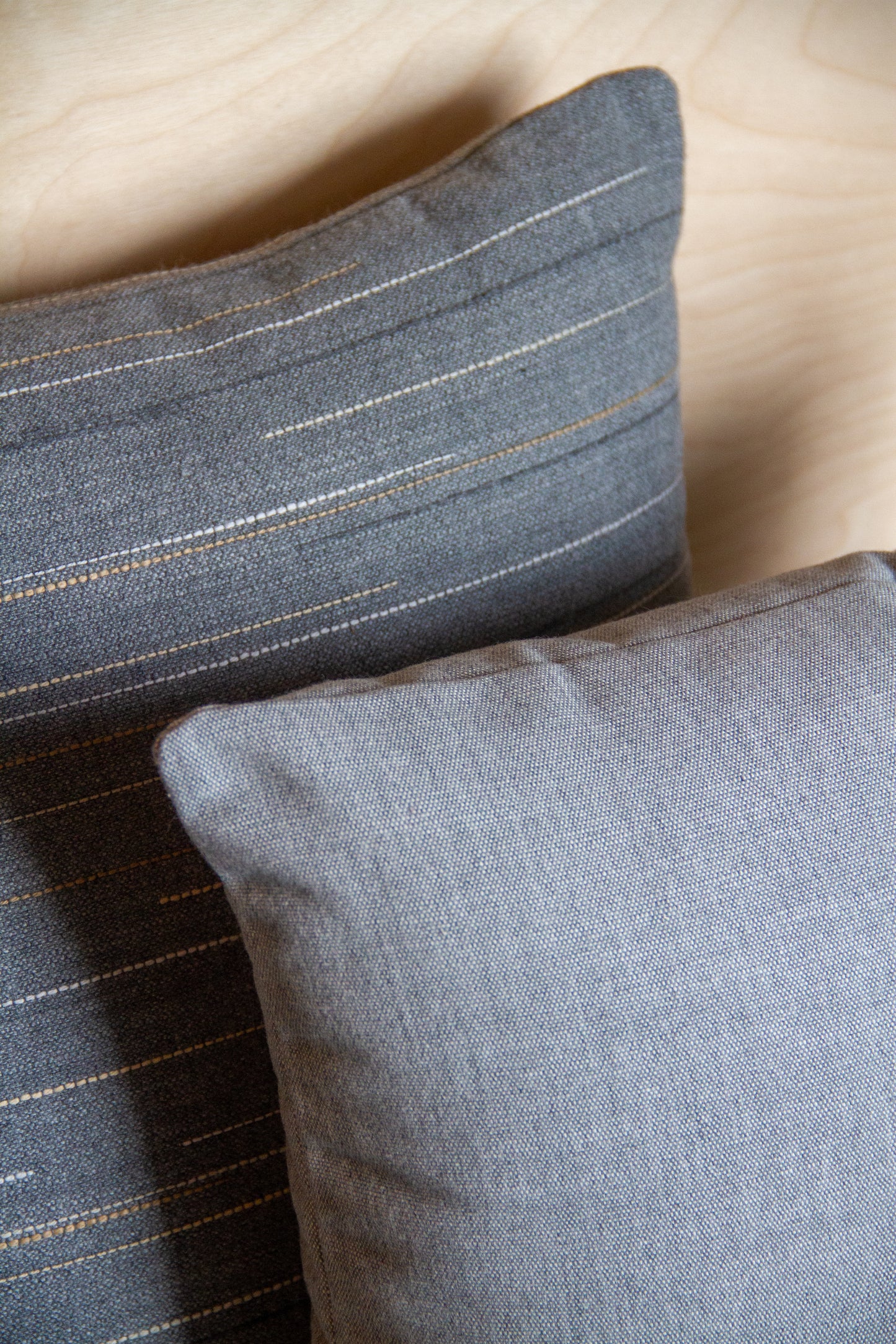 Perennials Lines in the Sand in Grey Hills Pillow Cover