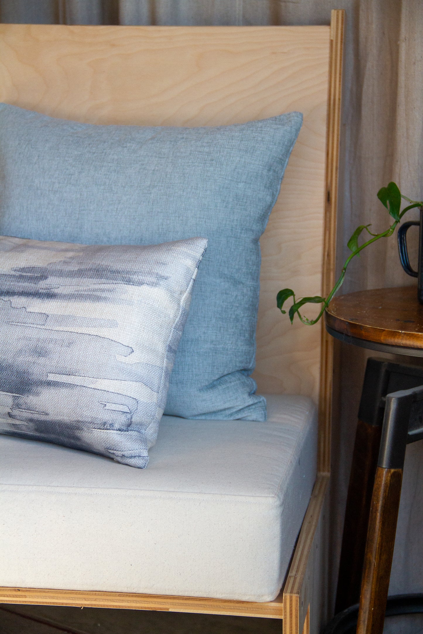 Kravet Chenille in Duck Egg Pillow Cover