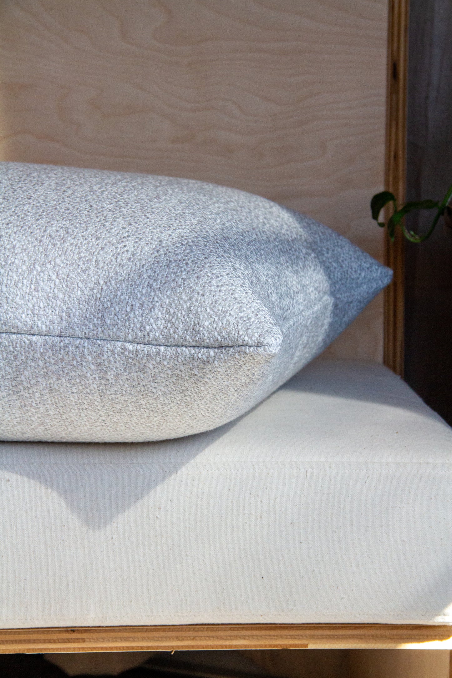 Holly Hunt Dolce in Bright Silver Pillow Cover