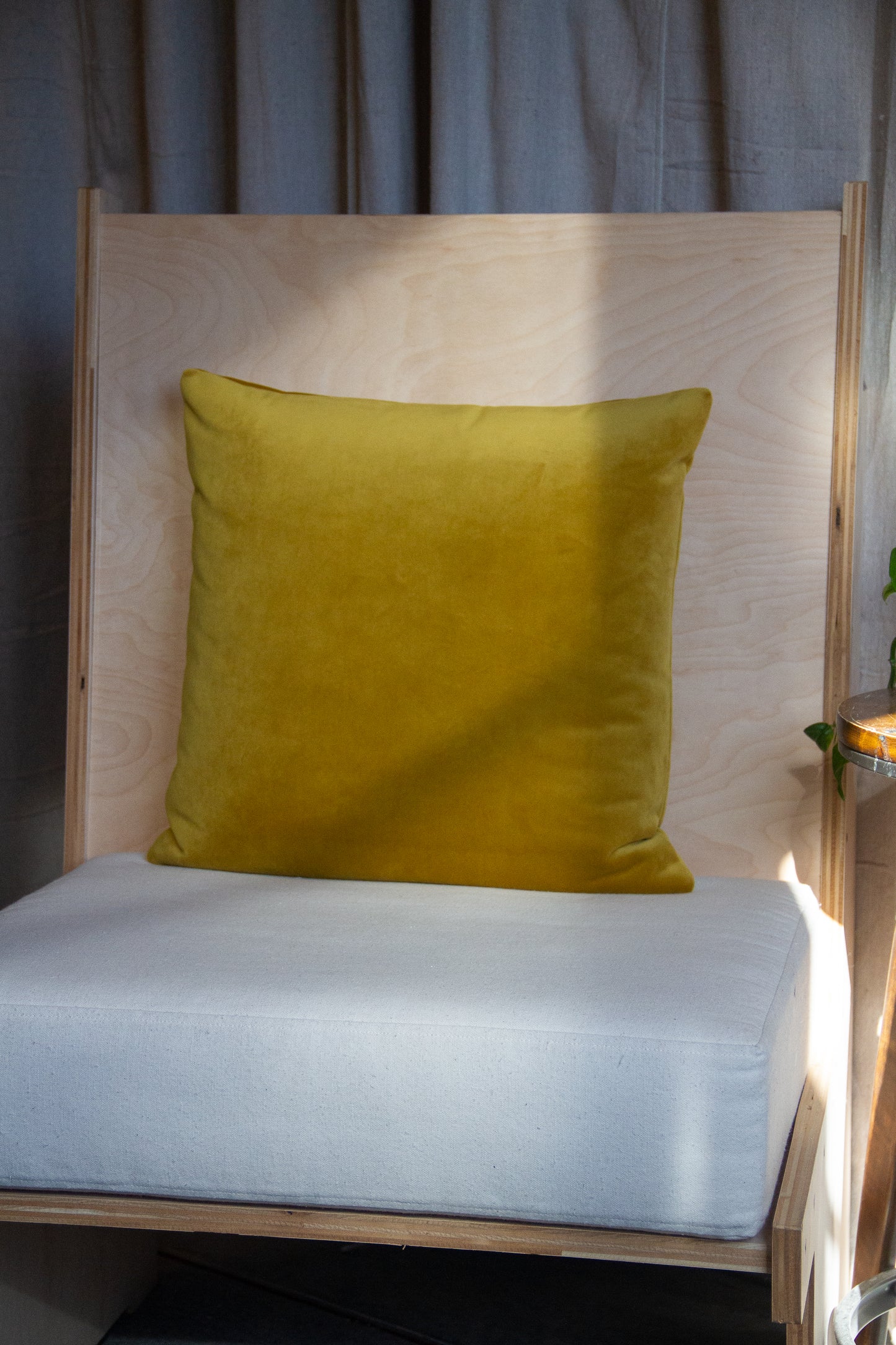 Saffron Velvet Pillow Cover