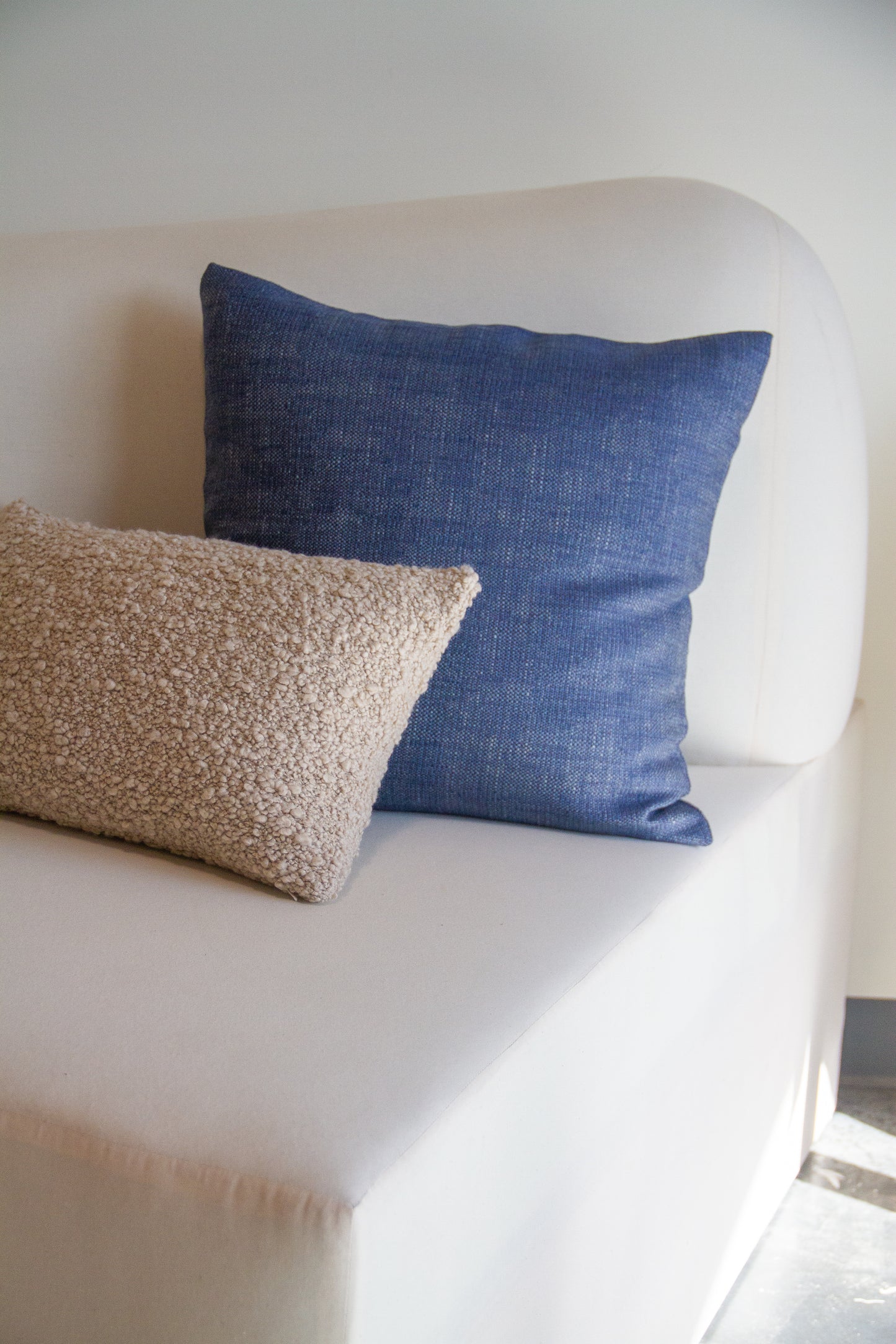 Crypton Woven Blue Pillow Cover
