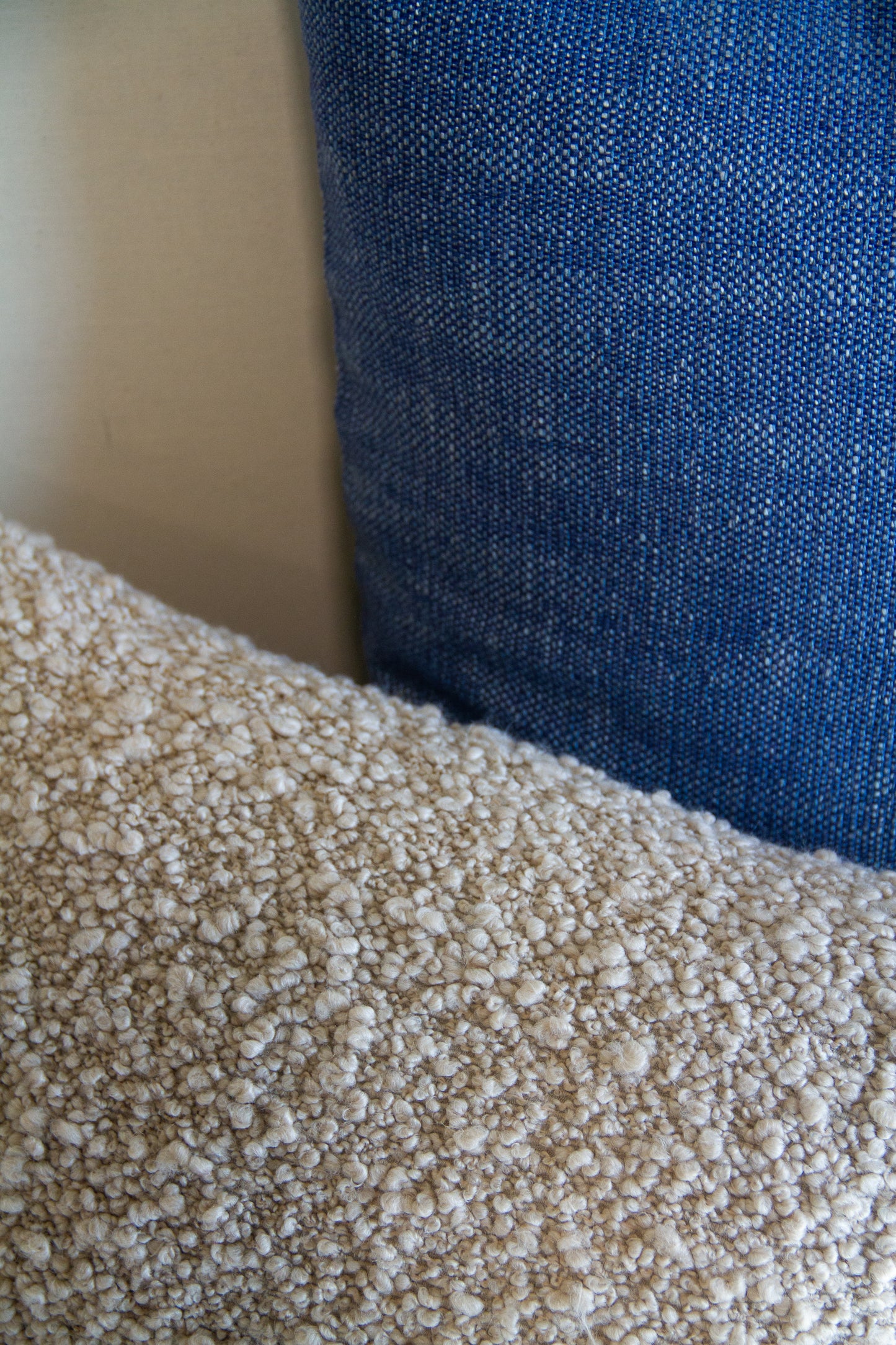 Crypton Woven Blue Pillow Cover