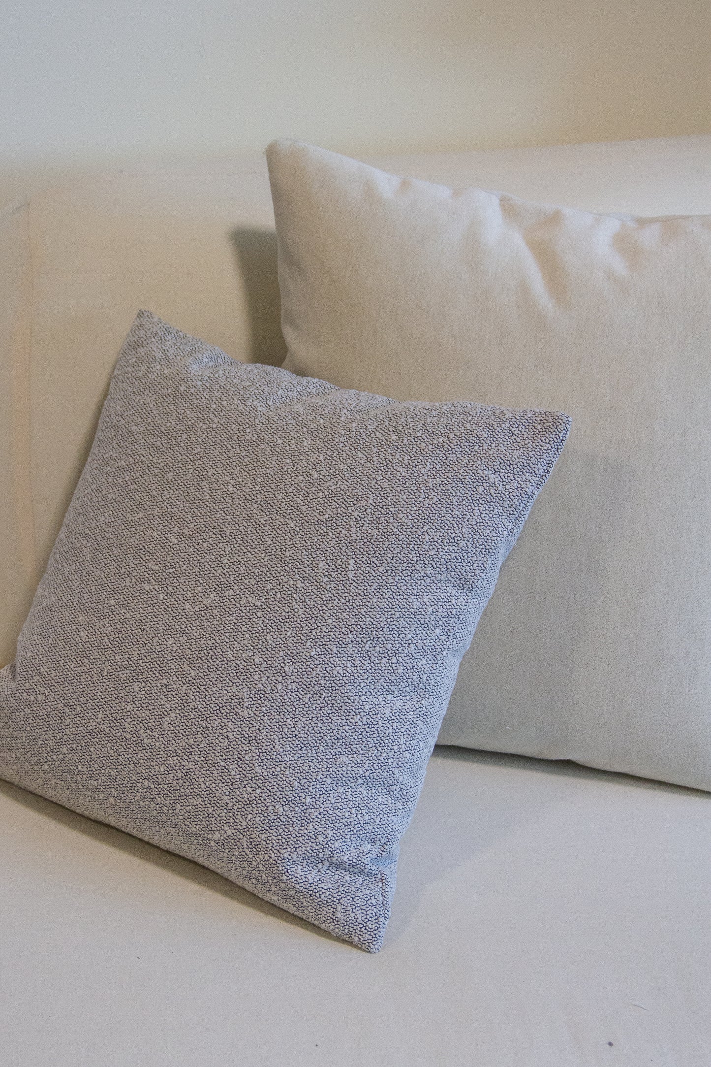 Kravet Boucle in Grey Pillow Cover