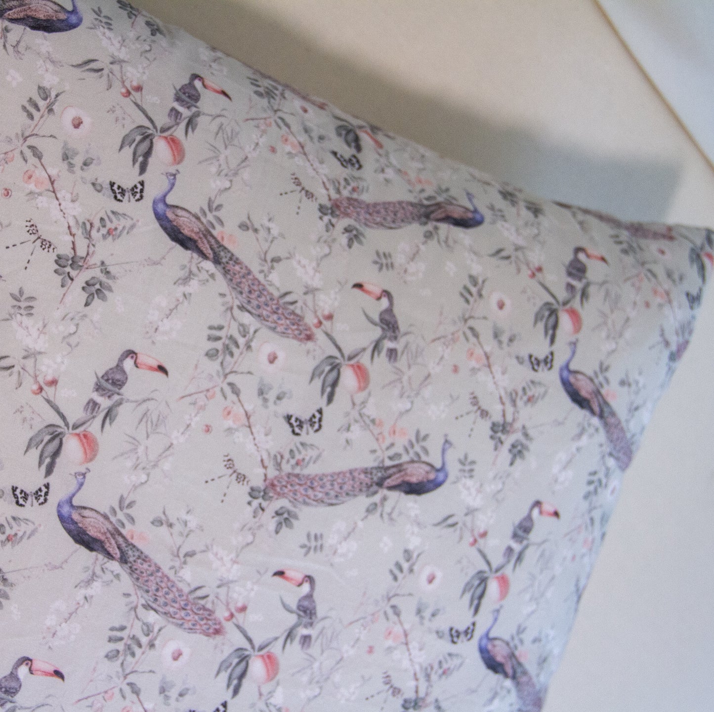 Exotic Birds Pillow Cover