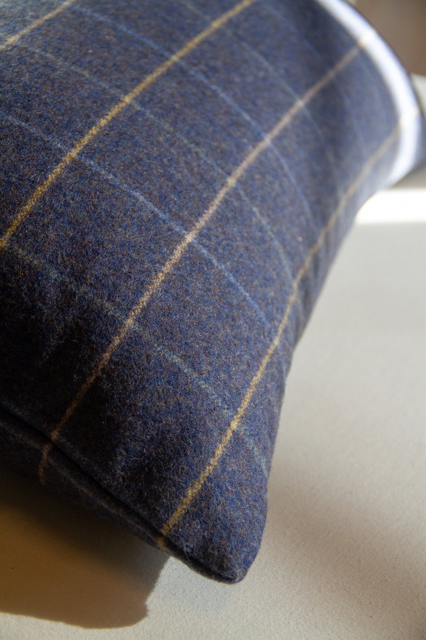 Marvic Textiles Hawke in Indigo Plaid Pillow Cover