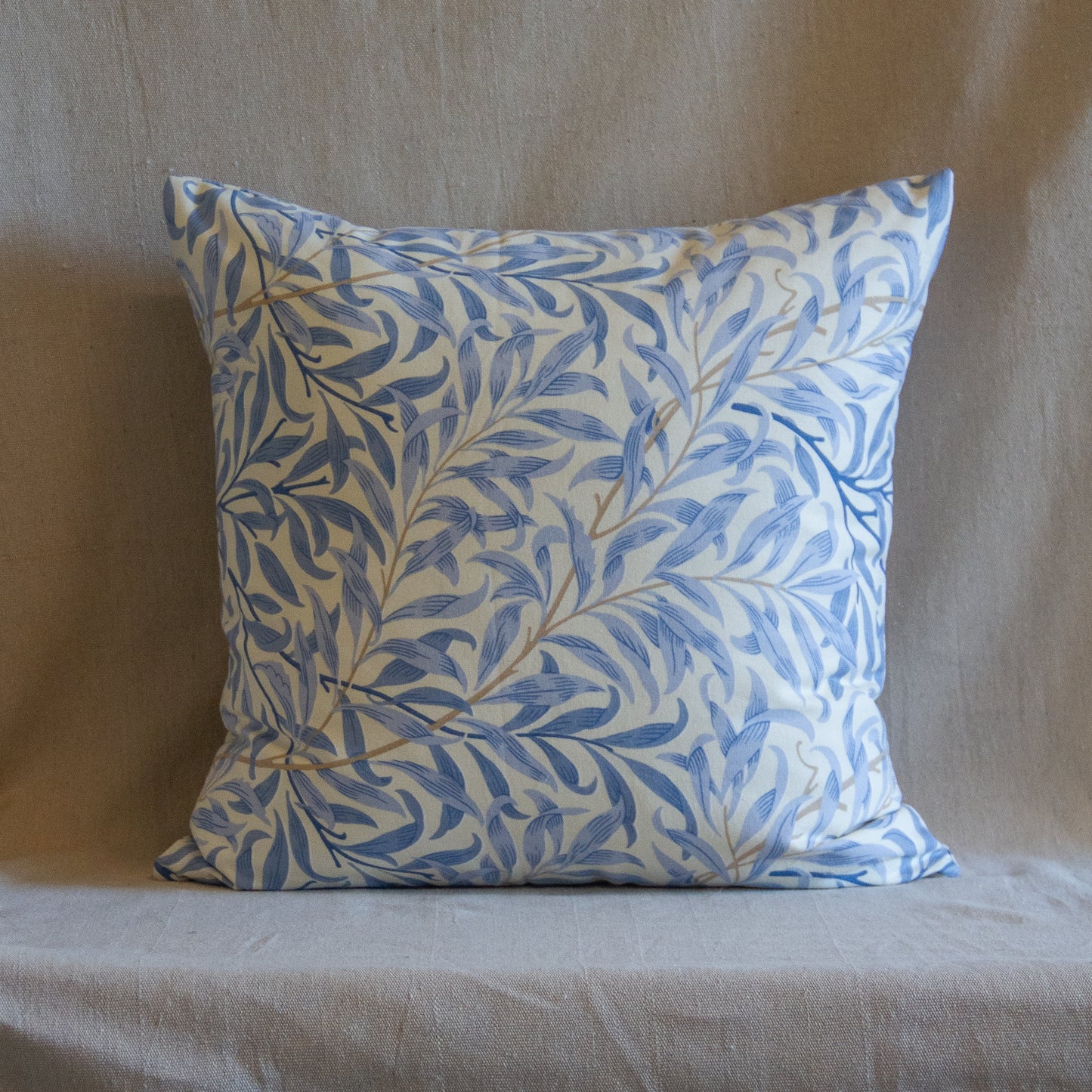 Morris & Co Vintage Willow Bough in Blue Creme Pillow Cover