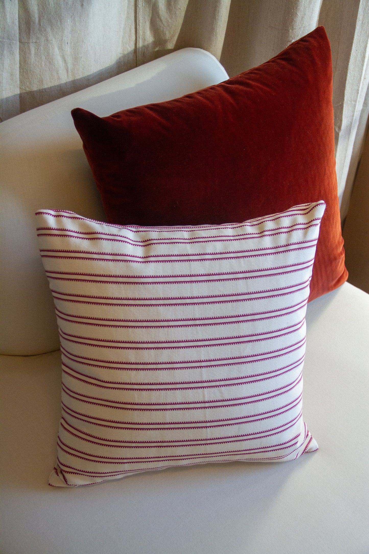 Rust Velvet Pillow Cover