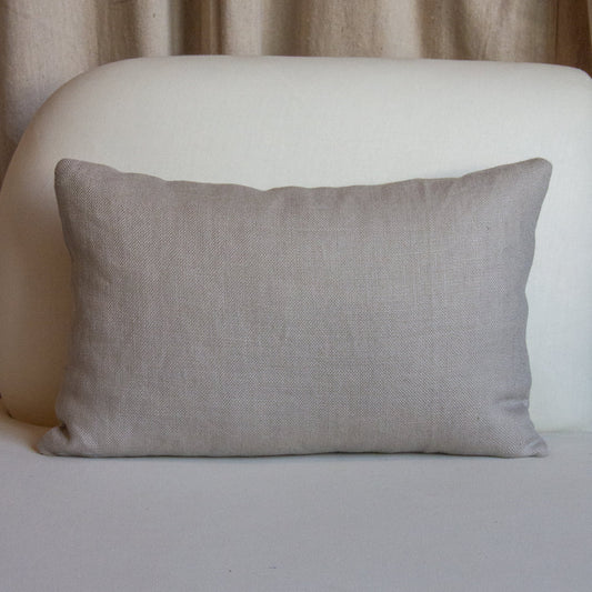 Fabricut Madison Linen in Ash Pillow Cover