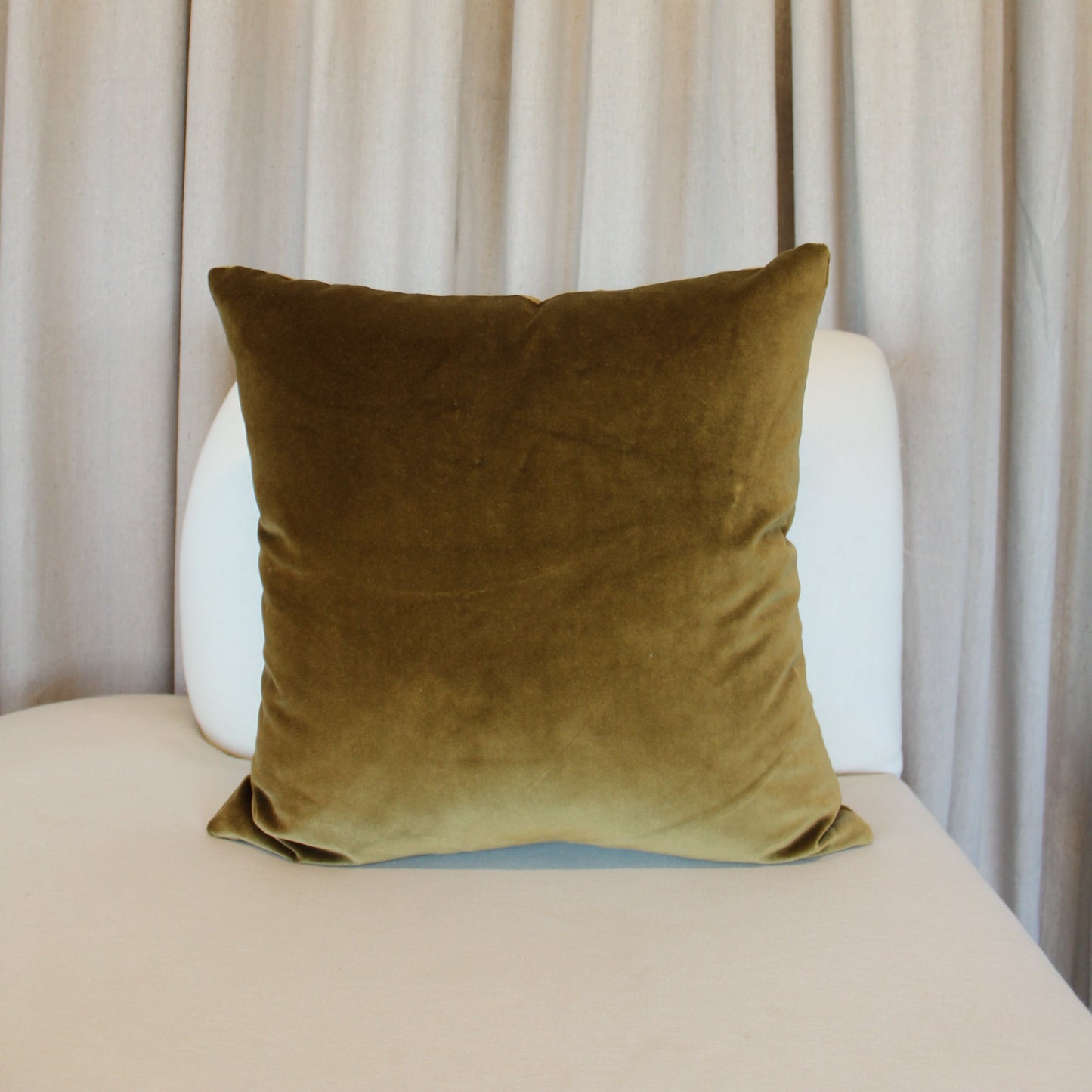 Alix Lawson Desert Velvet in Burnt Umber Pillow Cover