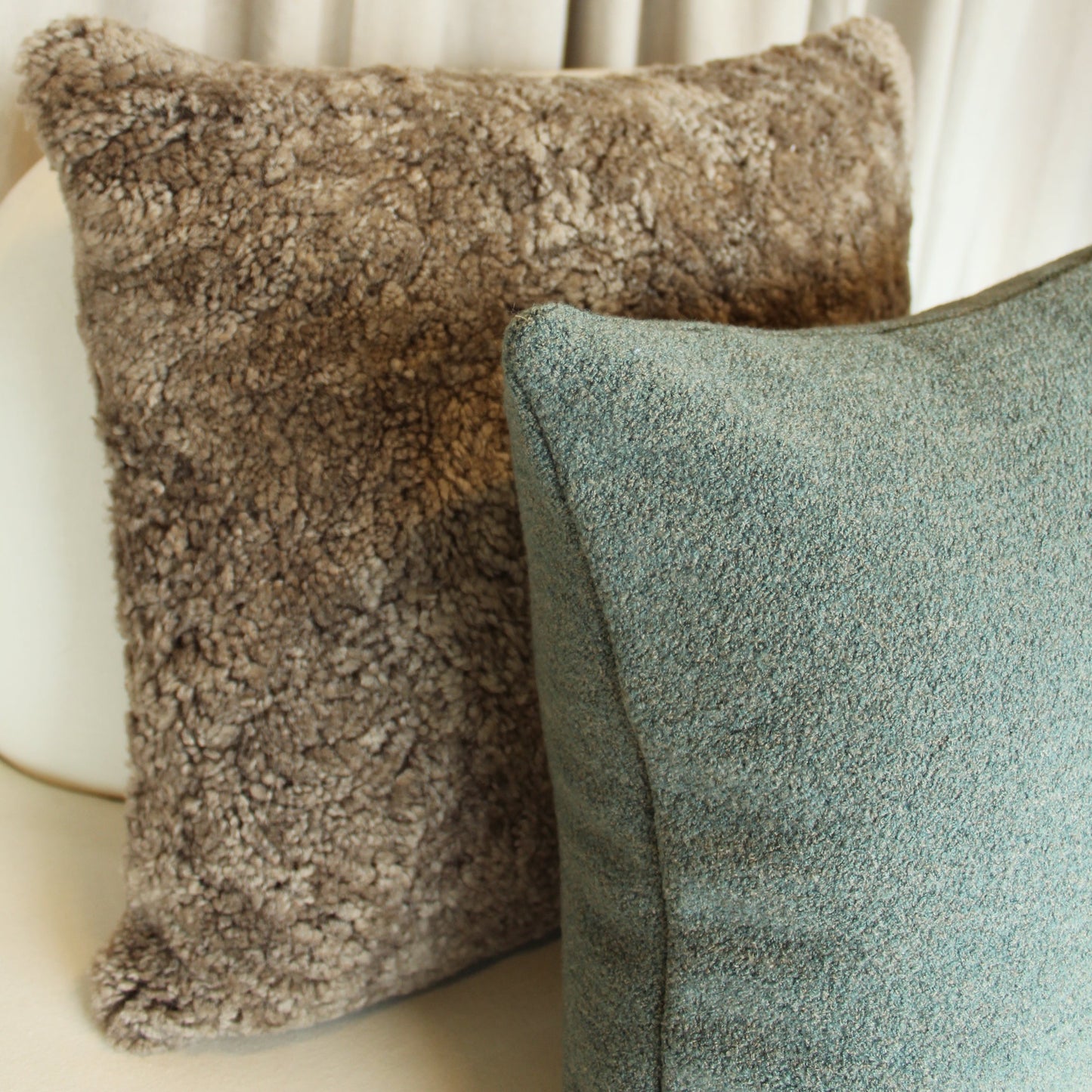 Holland & Sherry Brunswick in Rosemary Pillow Cover