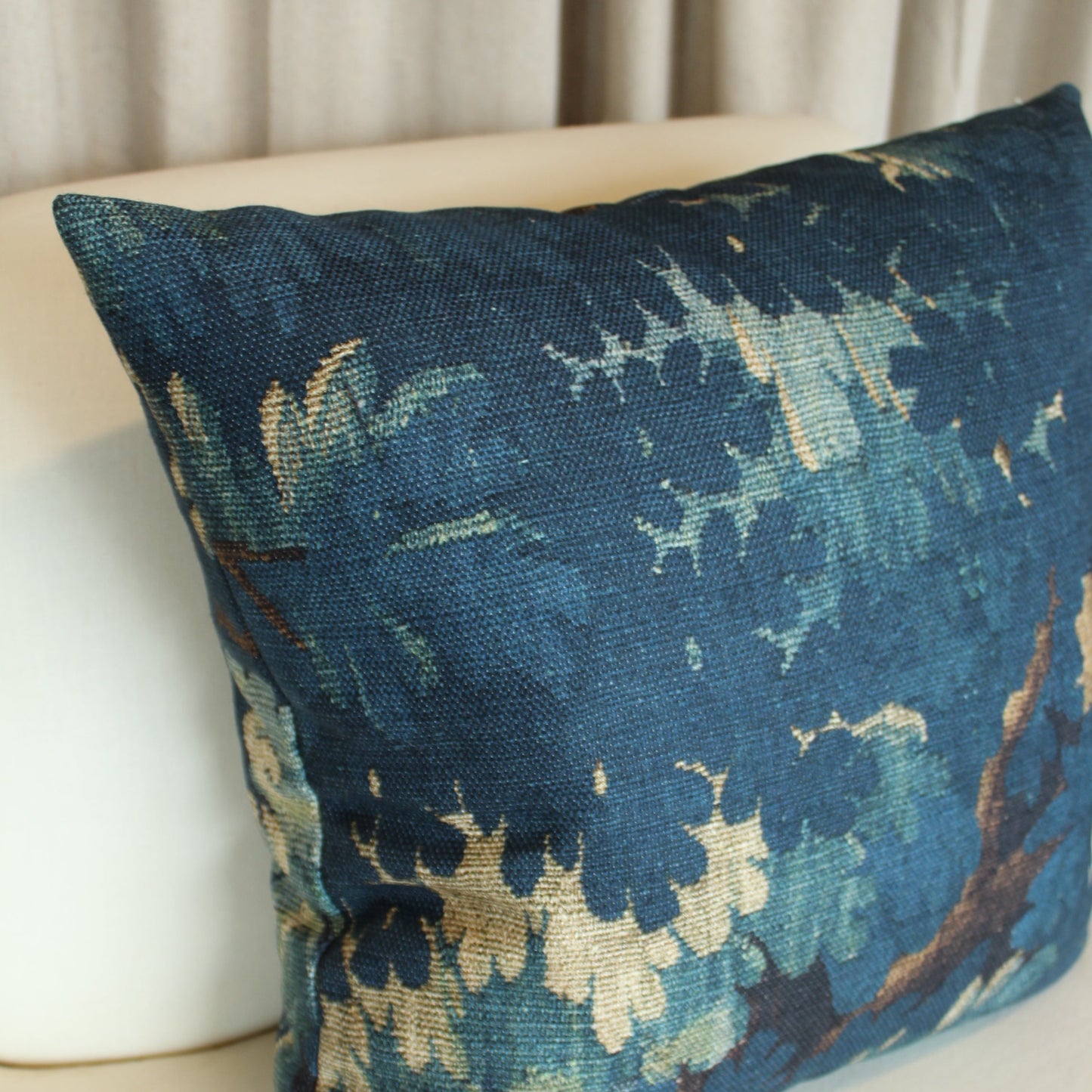 Dedar Schwarzwald Bleu in Nuit Pillow Cover