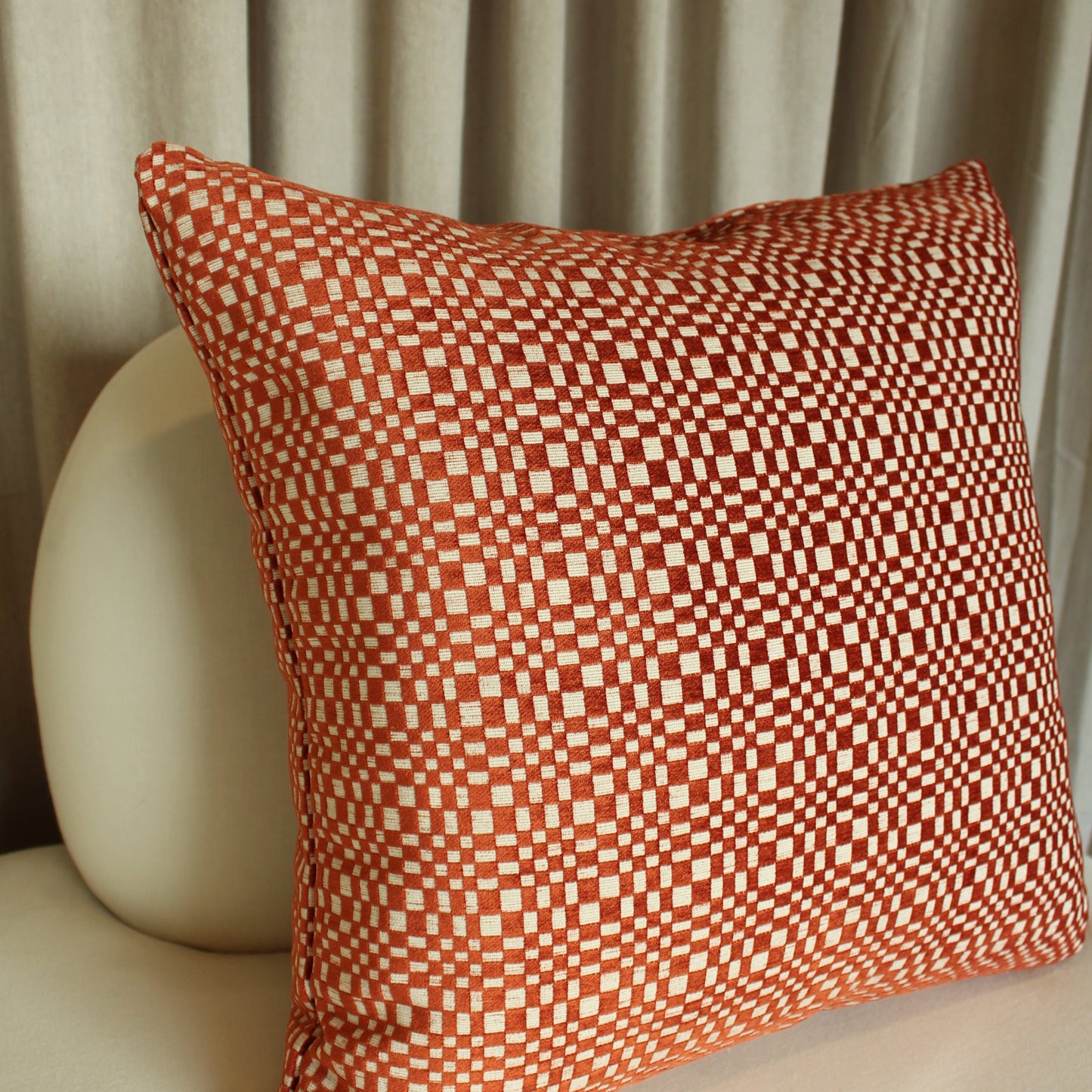 Gaston y Daniela Santa Eulalia in Teja Brown and Toasted Range Pillow Cover