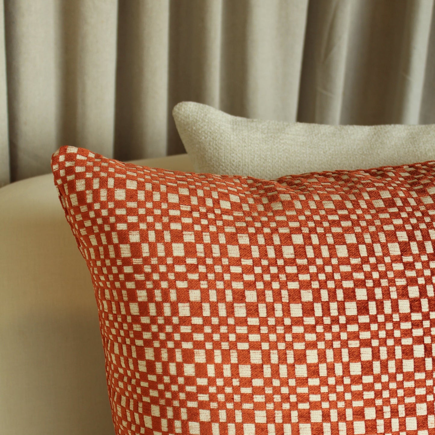 Gaston y Daniela Santa Eulalia in Teja Brown and Toasted Range Pillow Cover