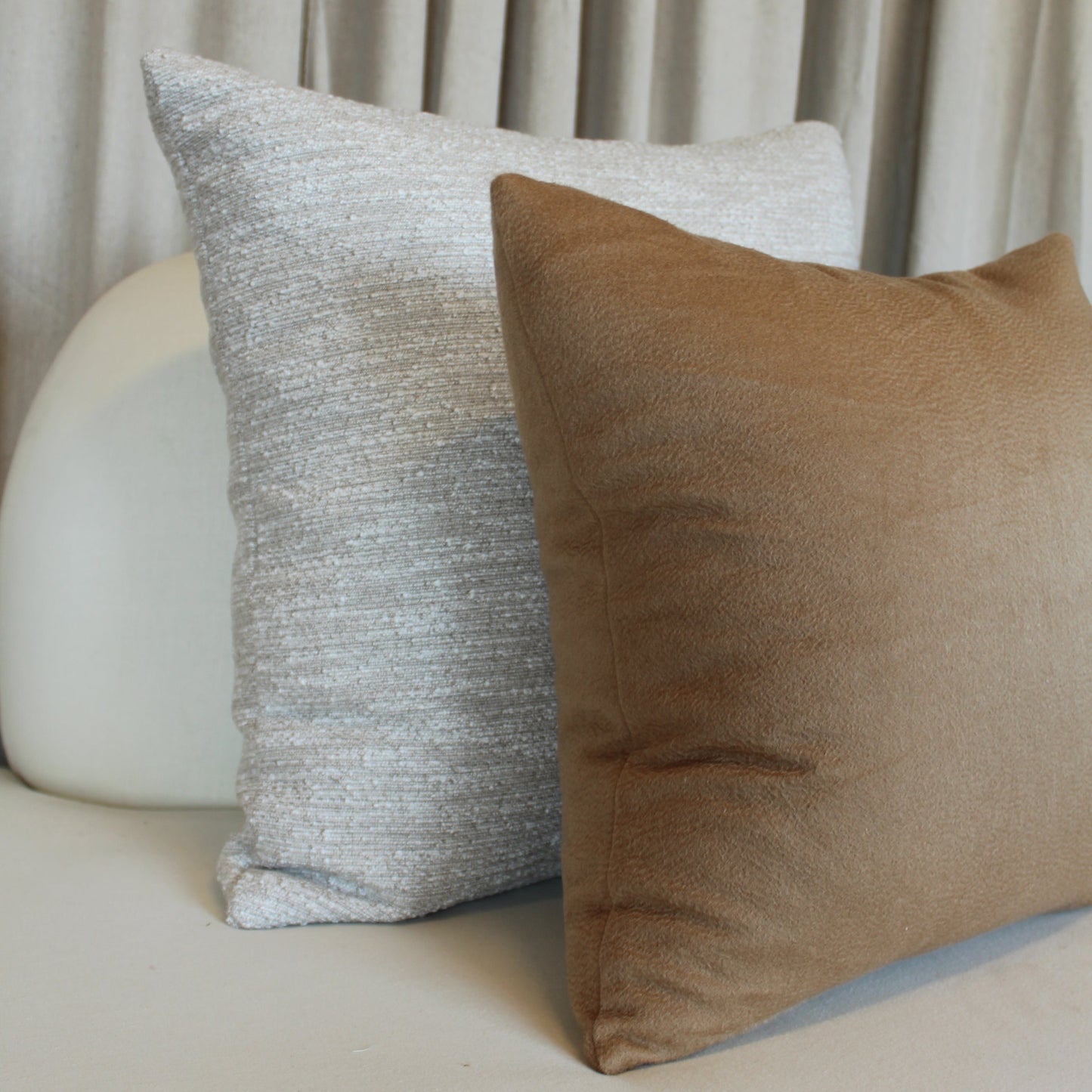 Holland & Sherry Royal Troon in Blond Camel Pillow Cover