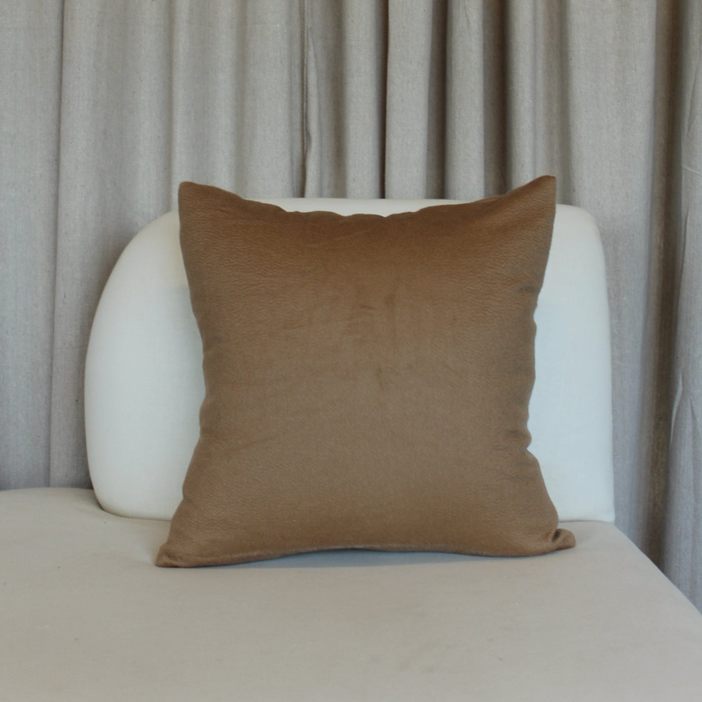 Holland & Sherry Royal Troon in Blond Camel Pillow Cover