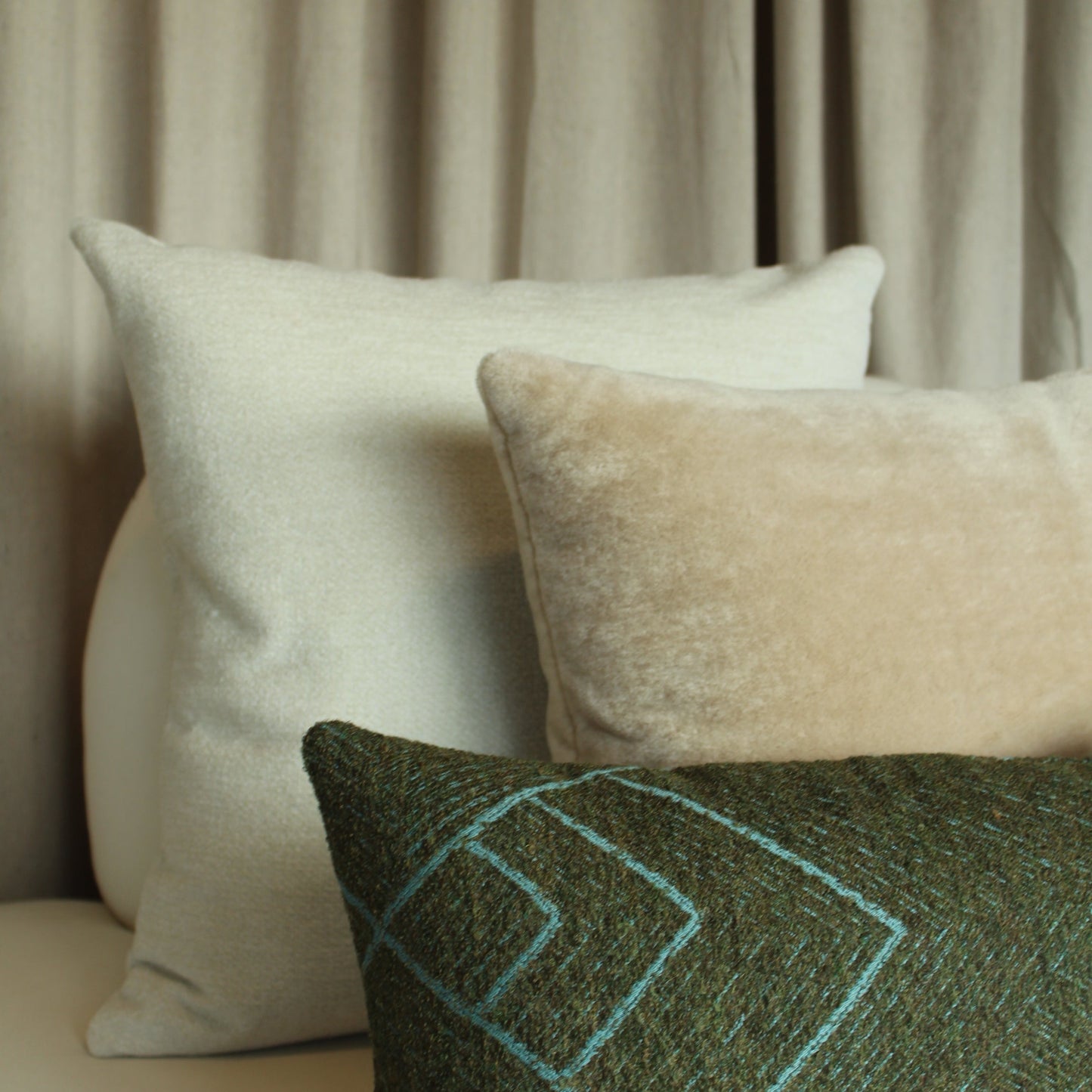 Pierre Frey Teddy Mohair in Dune Pillow Cover