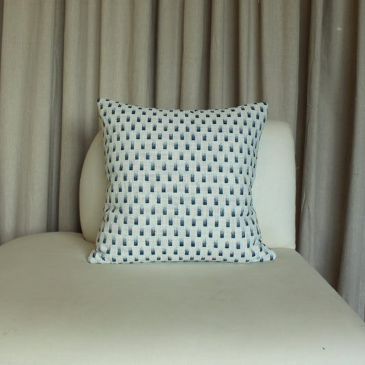 Rebecca Atwood Raindrops in Blue Pillow Cover