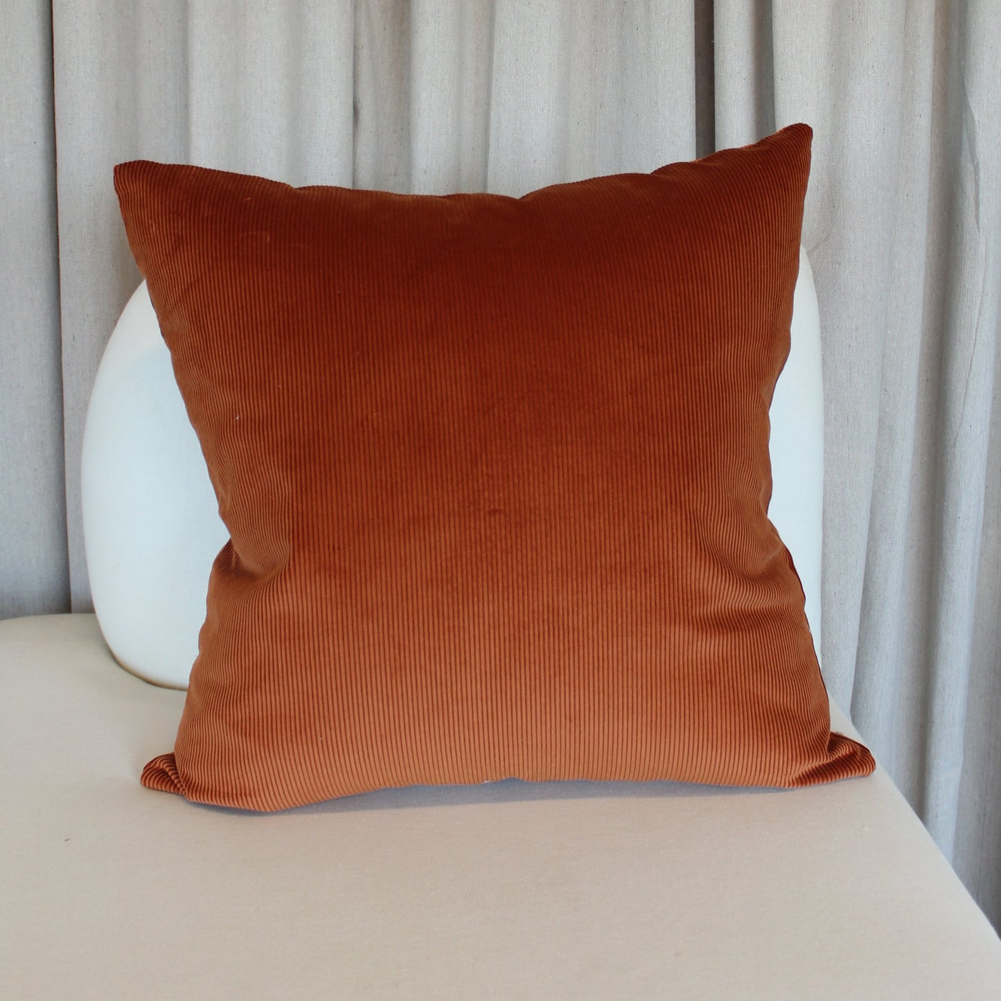 Rose Uniacke Medium Corduroy in Conker Pillow Cover