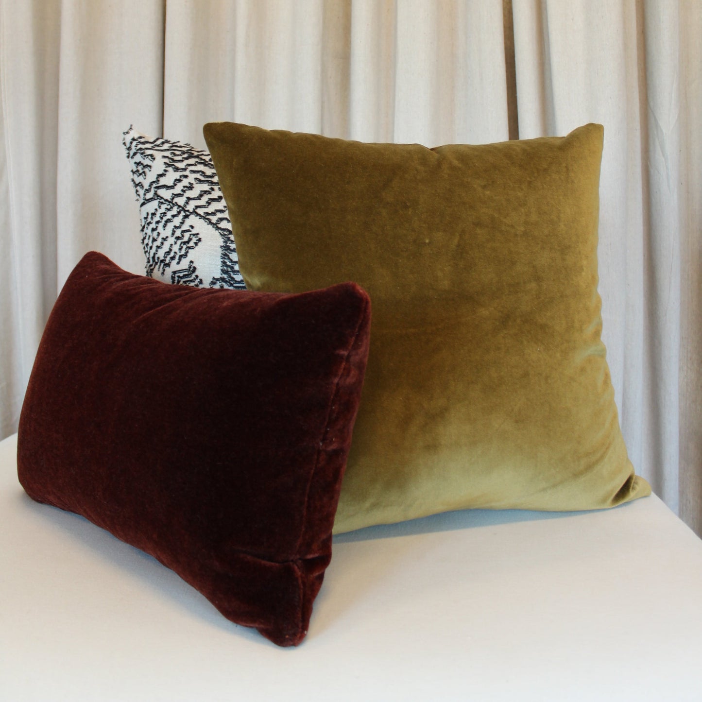 Rose Uniacke Mohair in Redwood Pillow Cover