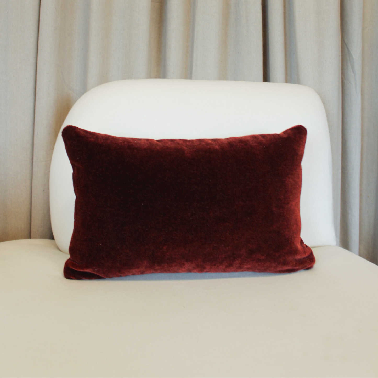 Rose Uniacke Mohair in Redwood Pillow Cover