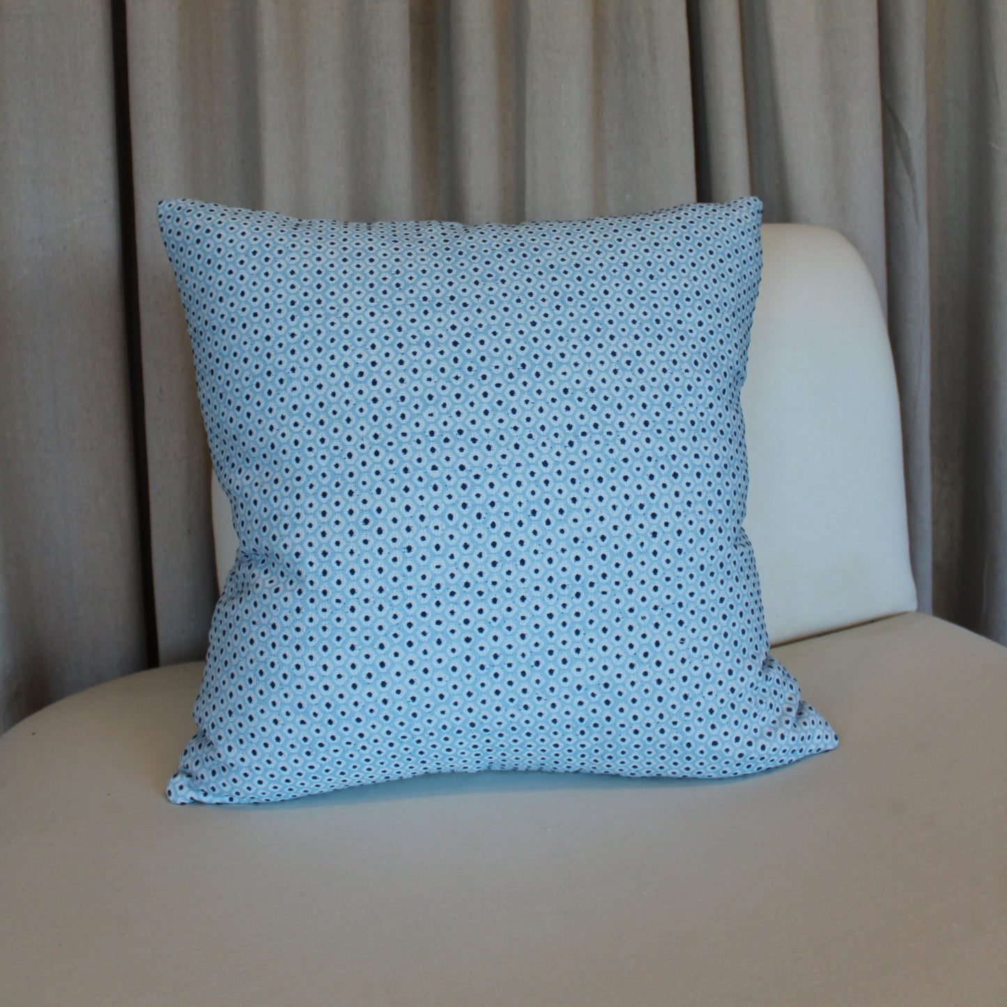 Thibaut Pixie in Sky and Marine Pillow Cover