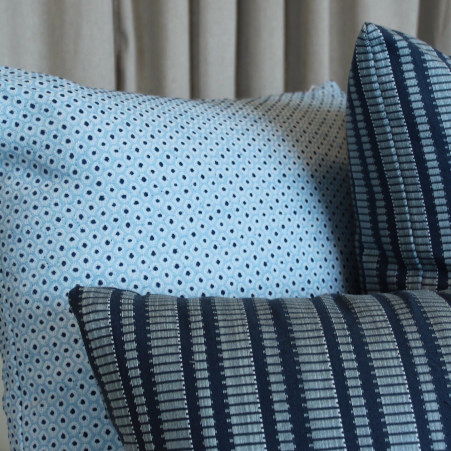 Zak + Fox Oyo in Blue Pillow Cover