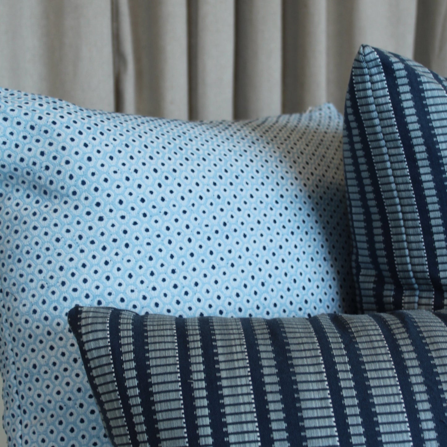 Thibaut Pixie in Sky and Marine Pillow Cover