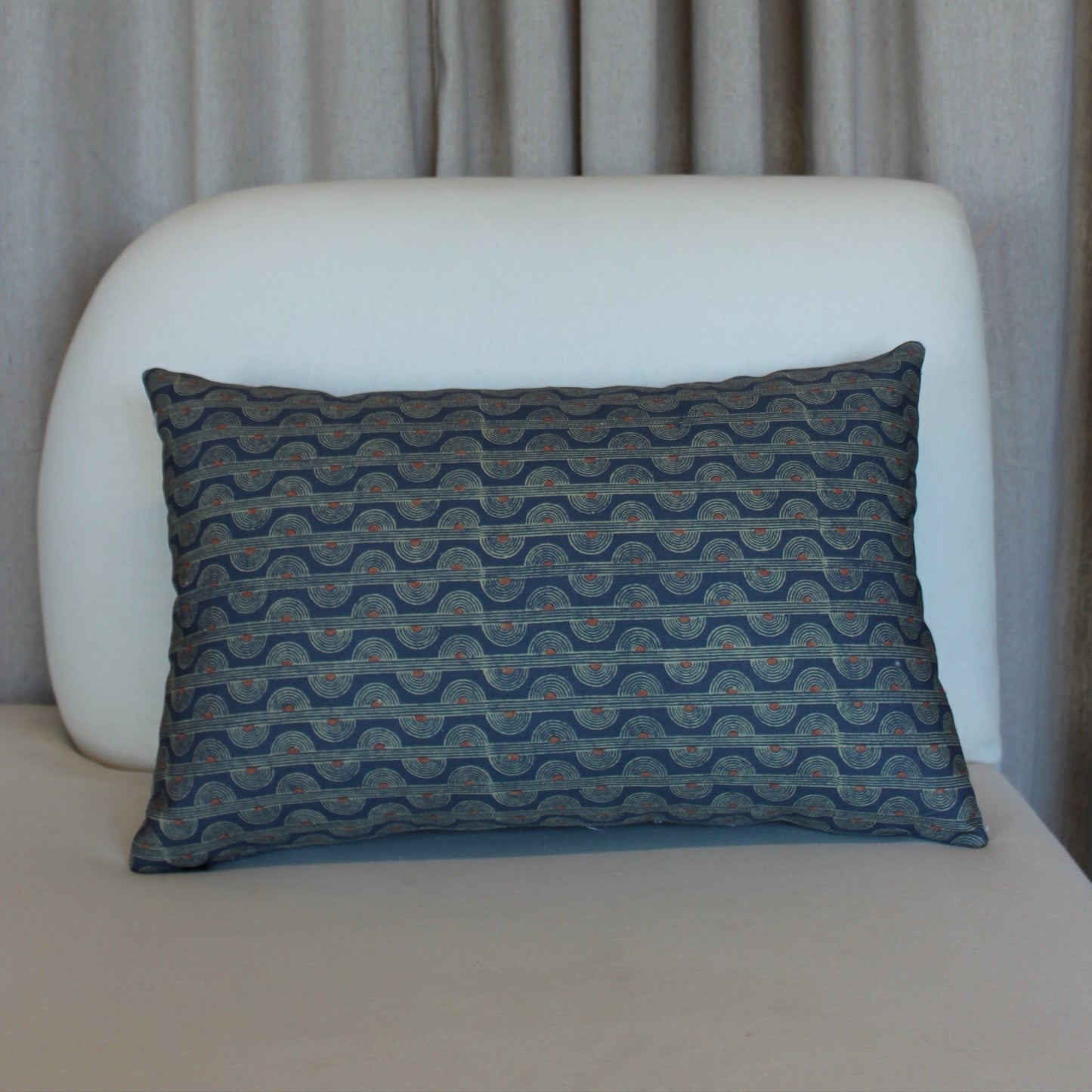 Block Shop Textiles Magnet in Navy Pillow Cover