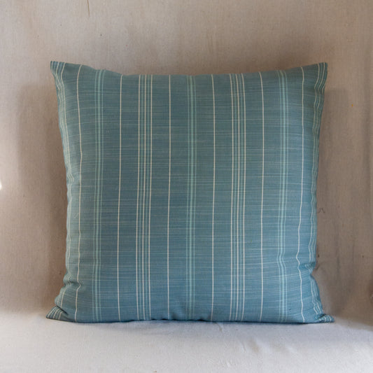 Teal Stripe Pillow Cover