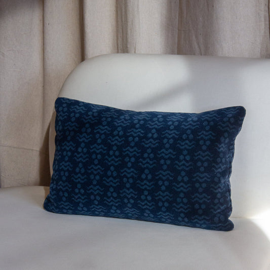 Zak + Fox Cintamani Blue Pillow Cover