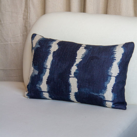 Linherr Hollingsworth Boheme Baturi in Indigo Pillow Cover