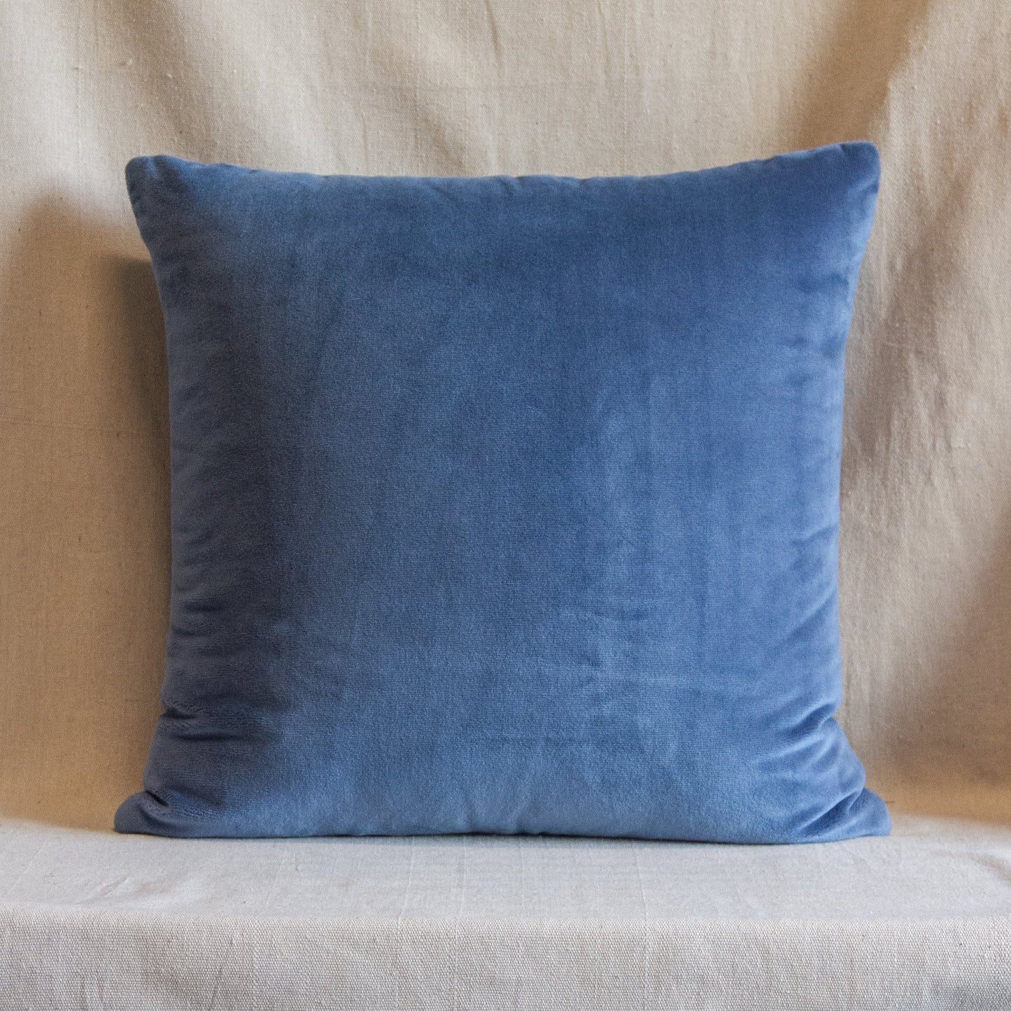 Kravet Blue Velvet Pillow Cover