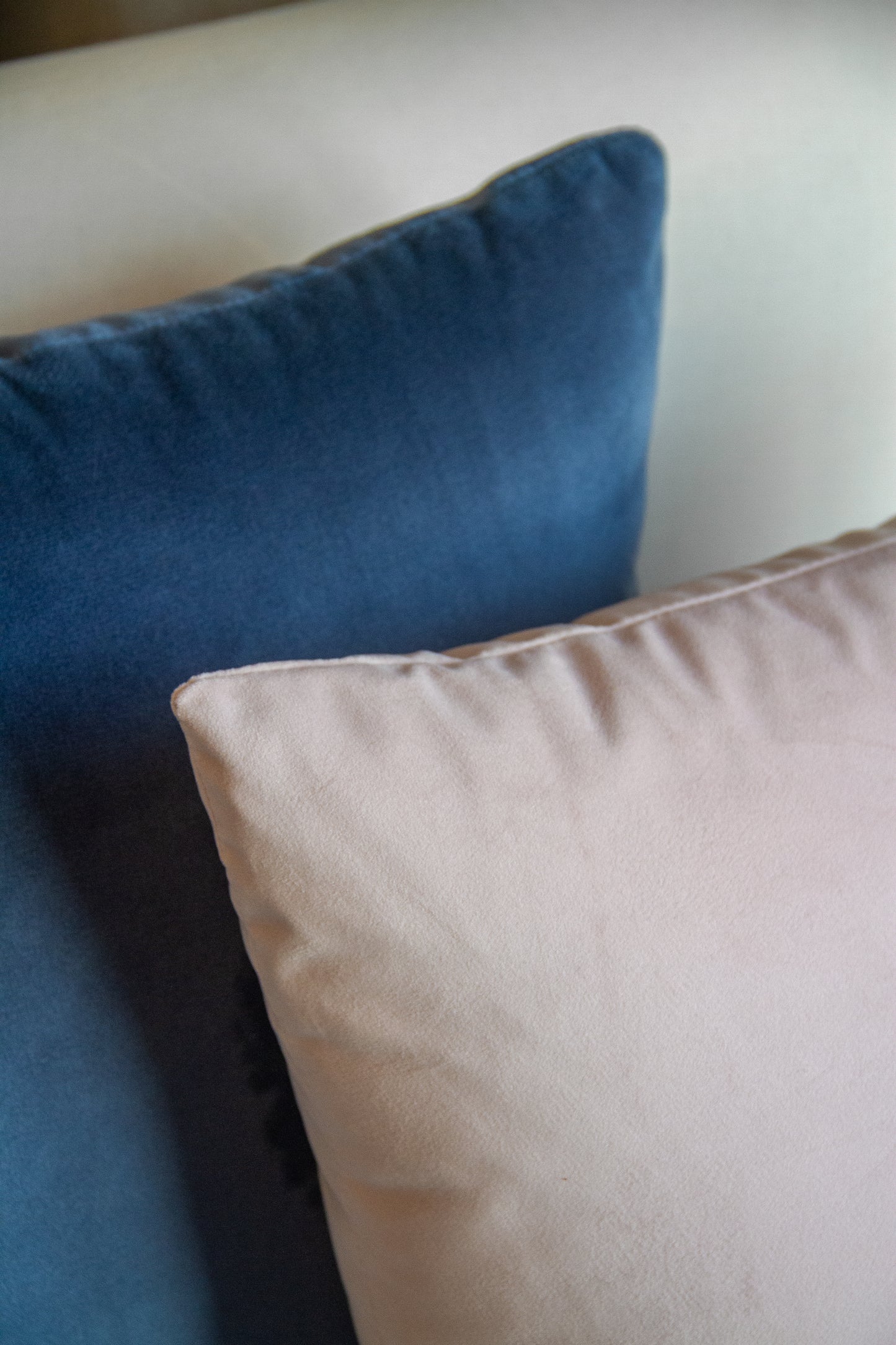 Kravet Blue Velvet Pillow Cover