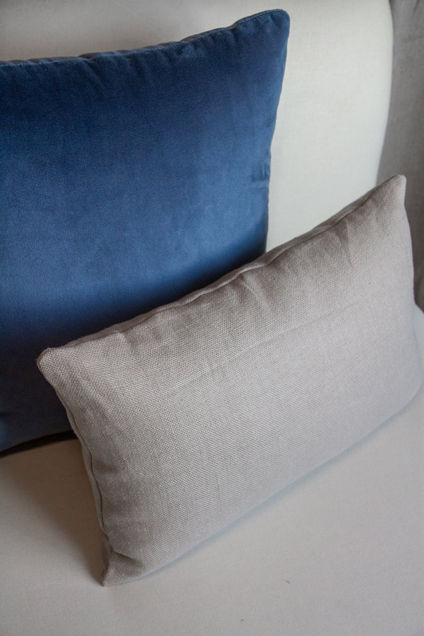 Kravet Blue Velvet Pillow Cover