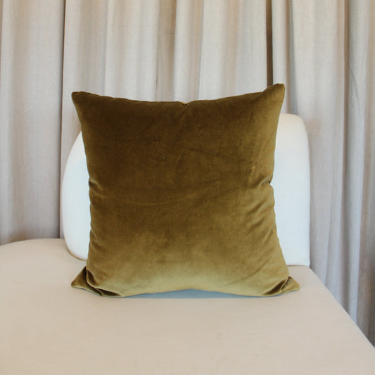 Alix Lawson Desert Velvet in Burnt Umber Pillow Cover