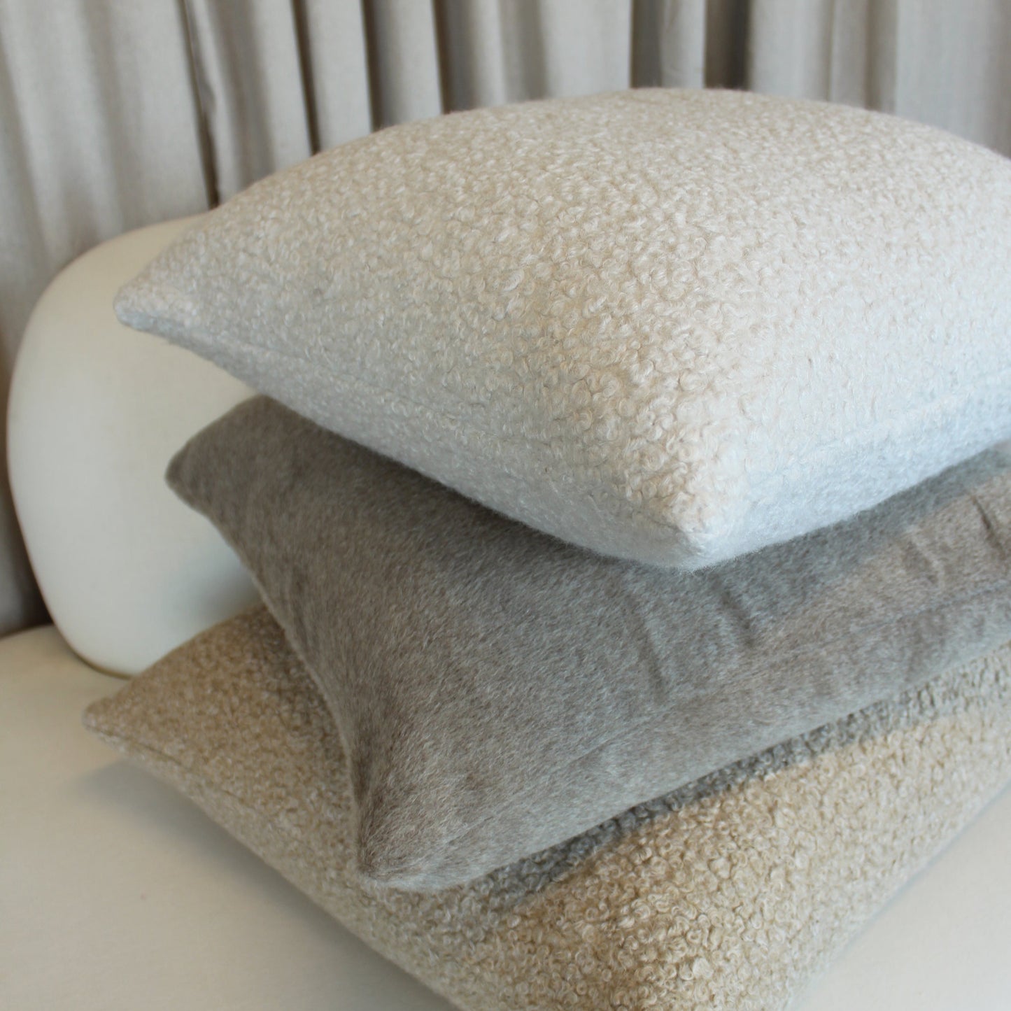 Opuzen Shetland in Natural Pillow Cover