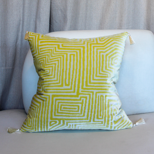 Dedar Jamu Jungle Col. 5 With Tassels Pillow Cover