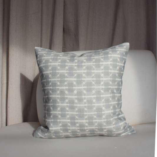 Galbraith and Paul Tartan Bartram White Pillow Cover