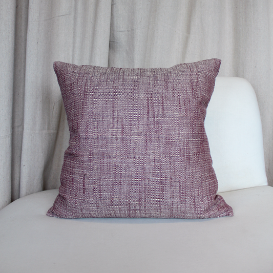 Ian Mankin Travertine Weave Garnet Pillow Cover