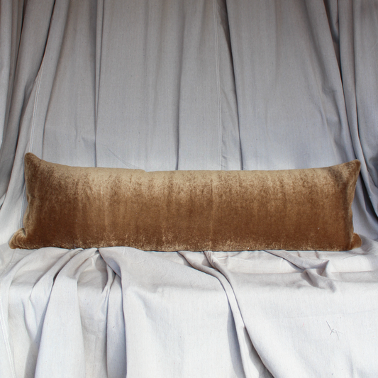 Pierre Frey with Sandra Jordan | Teddy Mohair & Prima Alpaca | Caramel & Amaretto Pillow Cover