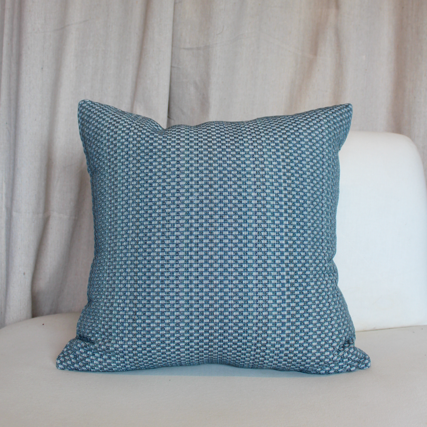 Rebecca Atwood  Channels Blue Pillow Cover