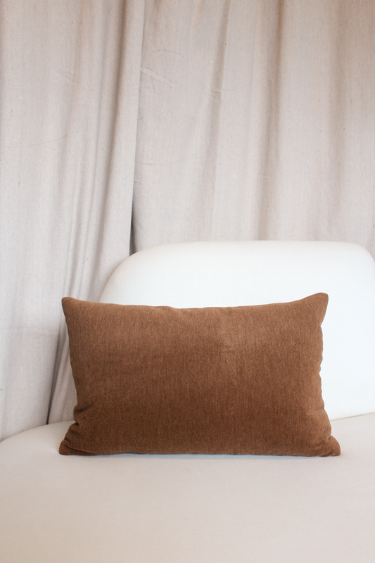 Schumacher Alpaca Velvet Praline Pillow Cover