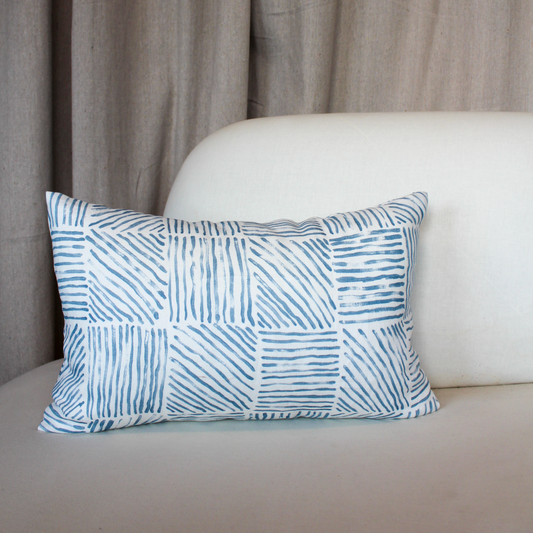 Schumacher Katama Sky Pillow Cover