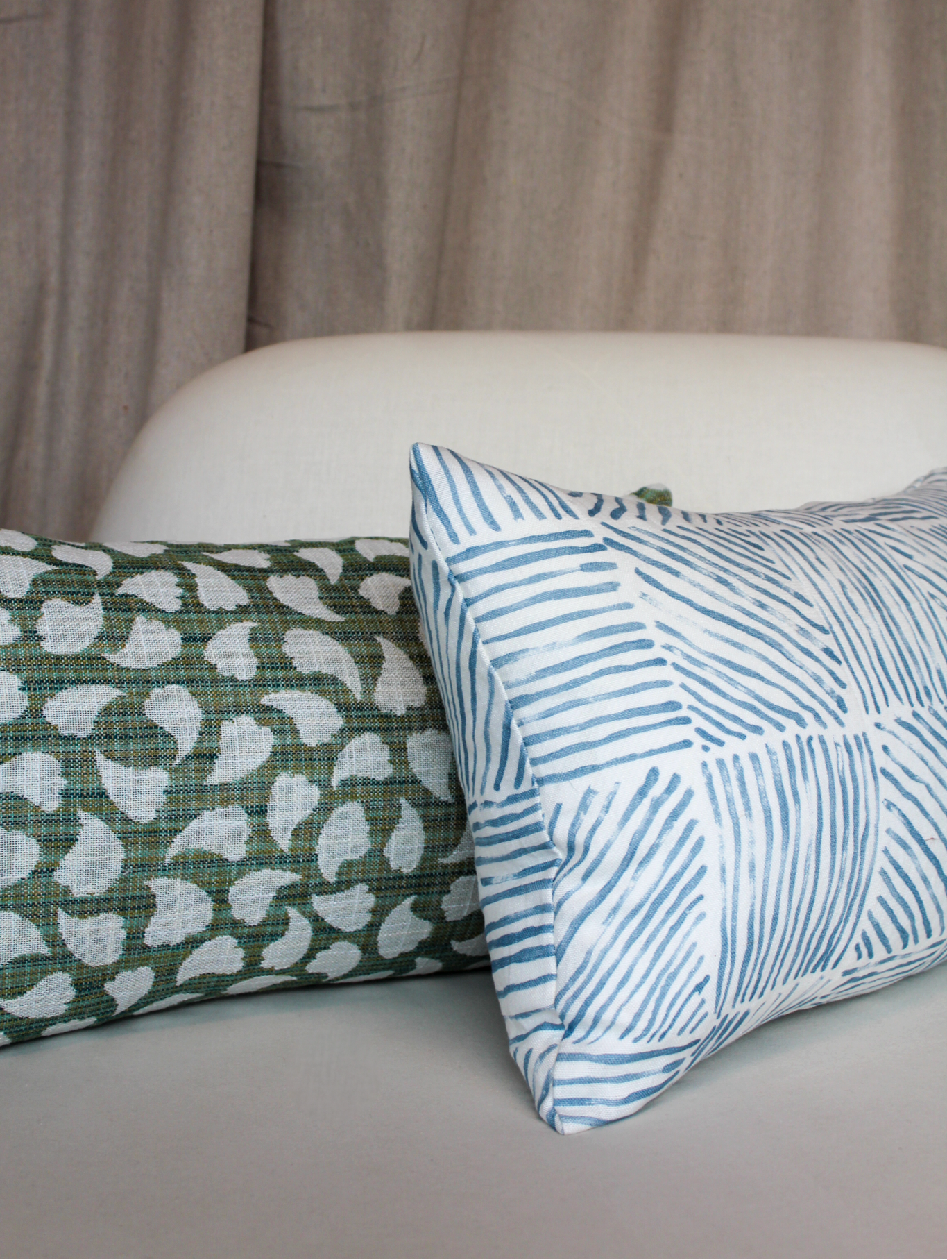 Schumacher Katama Sky Pillow Cover